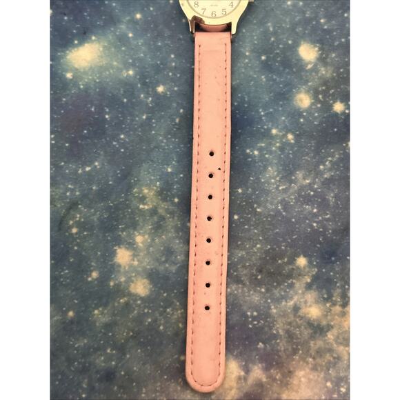 Timex Silver Tone Pink Band Women’s Quartz Watch - Picture 4 of 8
